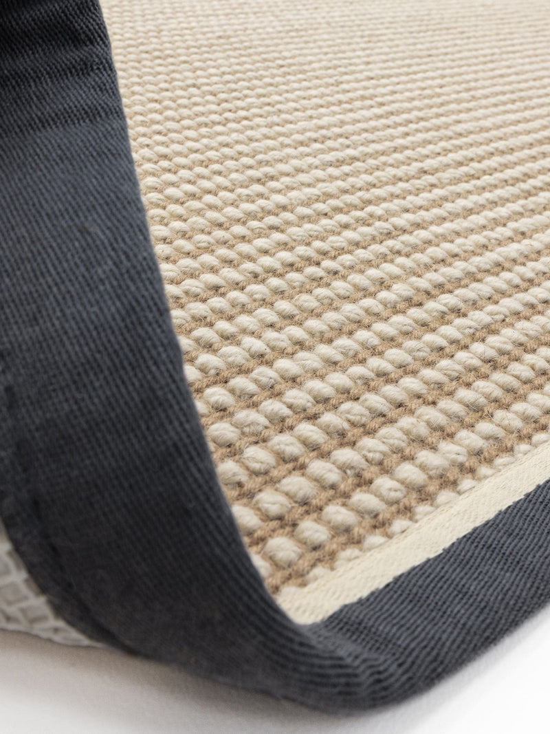 Asiatic Rugs Korra loop rug slate cream, UK version