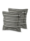Outdoor B-Cushion twin pack in Green Grey 50x50 - British product