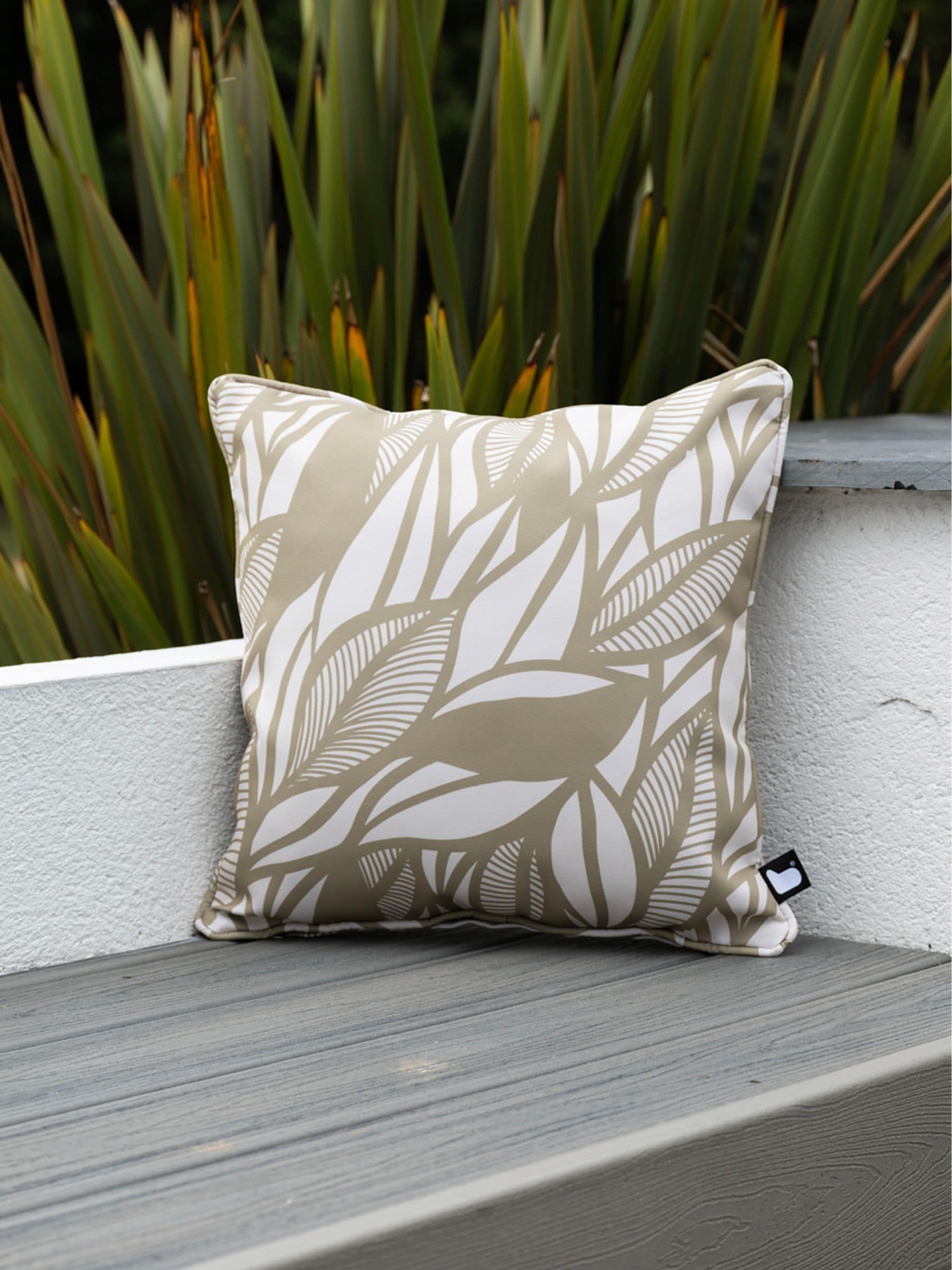Extreme Lounging pistache green outdoor cushions 43cm, imported from the UK