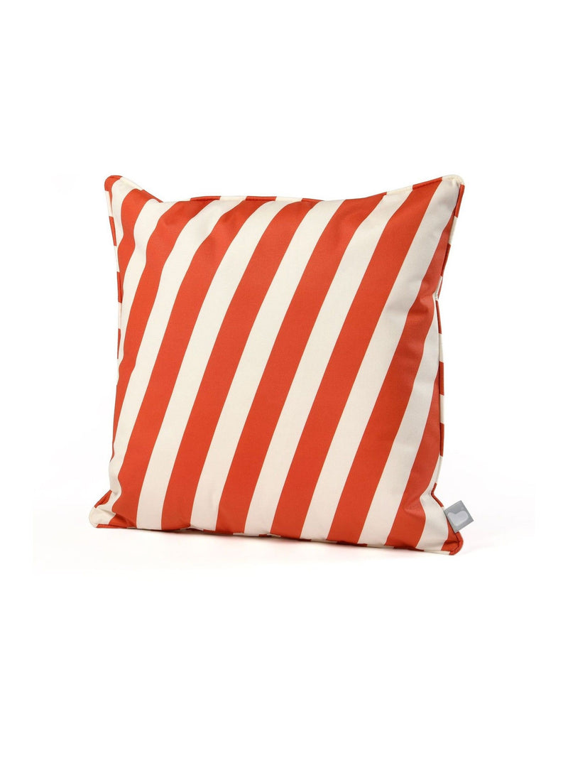 Extreme Lounging outdoor cushion 2 pack orange oblique stripe 50x50cm - British product