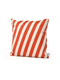 Extreme Lounging outdoor cushion 2 pack orange oblique stripe 50x50cm - British product