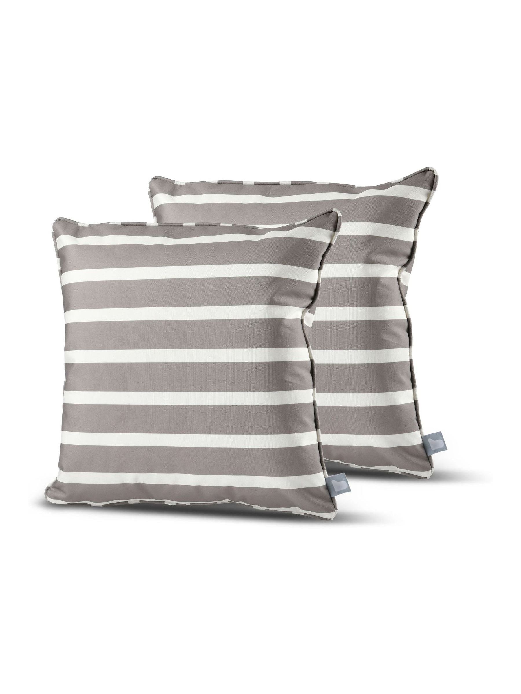 Extreme Lounging outdoor cushions silver grey 2 pack 50x50 cm, UK version