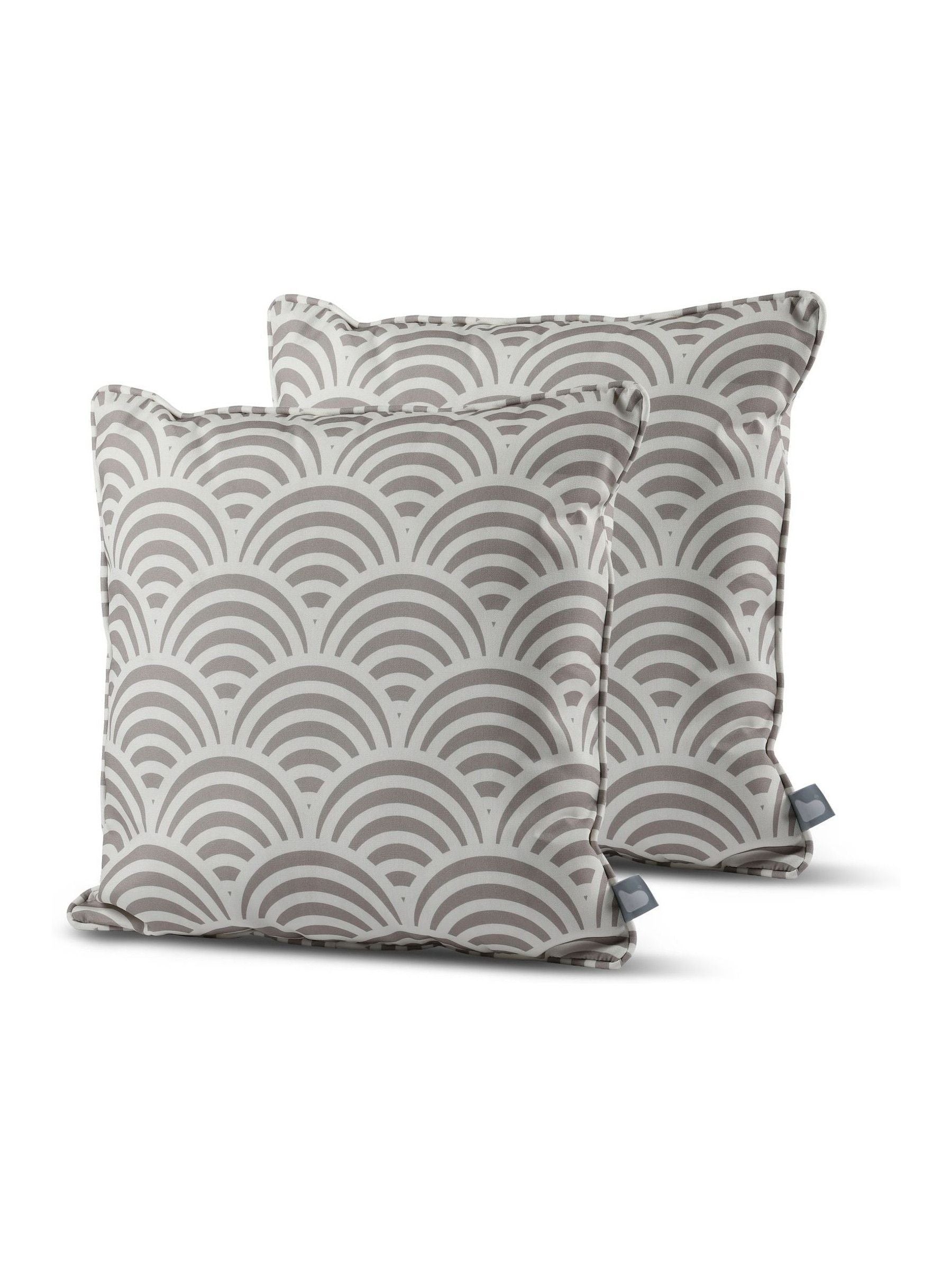 Extreme Lounging outdoor cushions silver grey 50x50 - British product