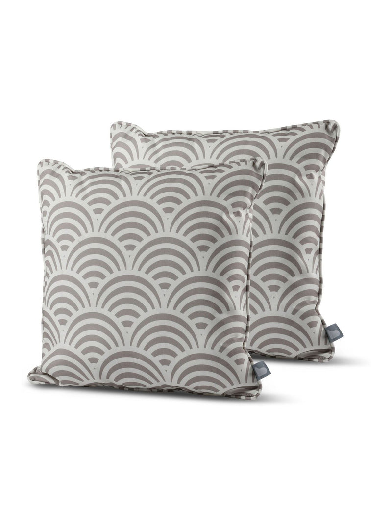 Extreme Lounging outdoor cushions silver grey 50x50 - British product