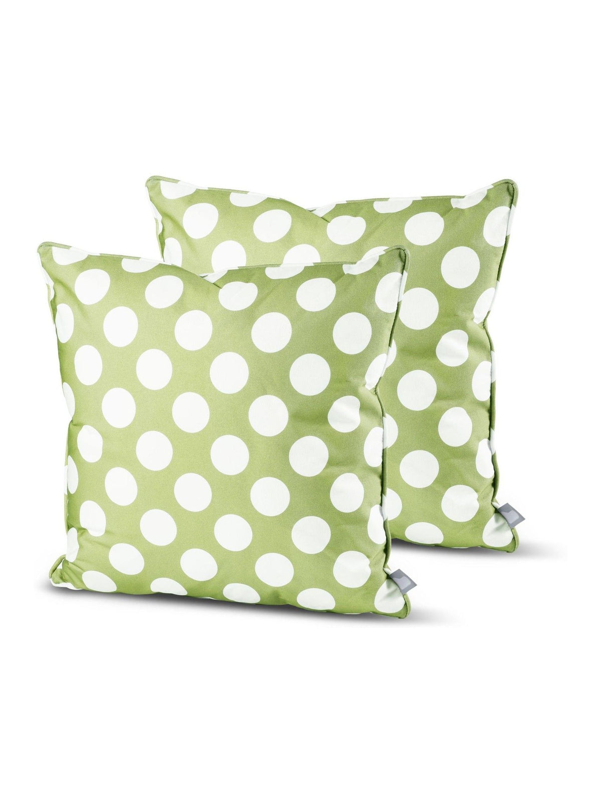 Extreme Lounging outdoor cushion pack olive green polka (British brand)