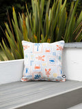 Extreme Lounging coastal white outdoor cushions 43x43 (British brand)