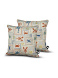 Extreme Lounging coastal white outdoor cushions 43x43 (British brand)