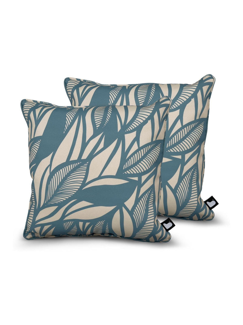 Extreme Lounging sea blue outdoor cushion 2 pack (British brand)
