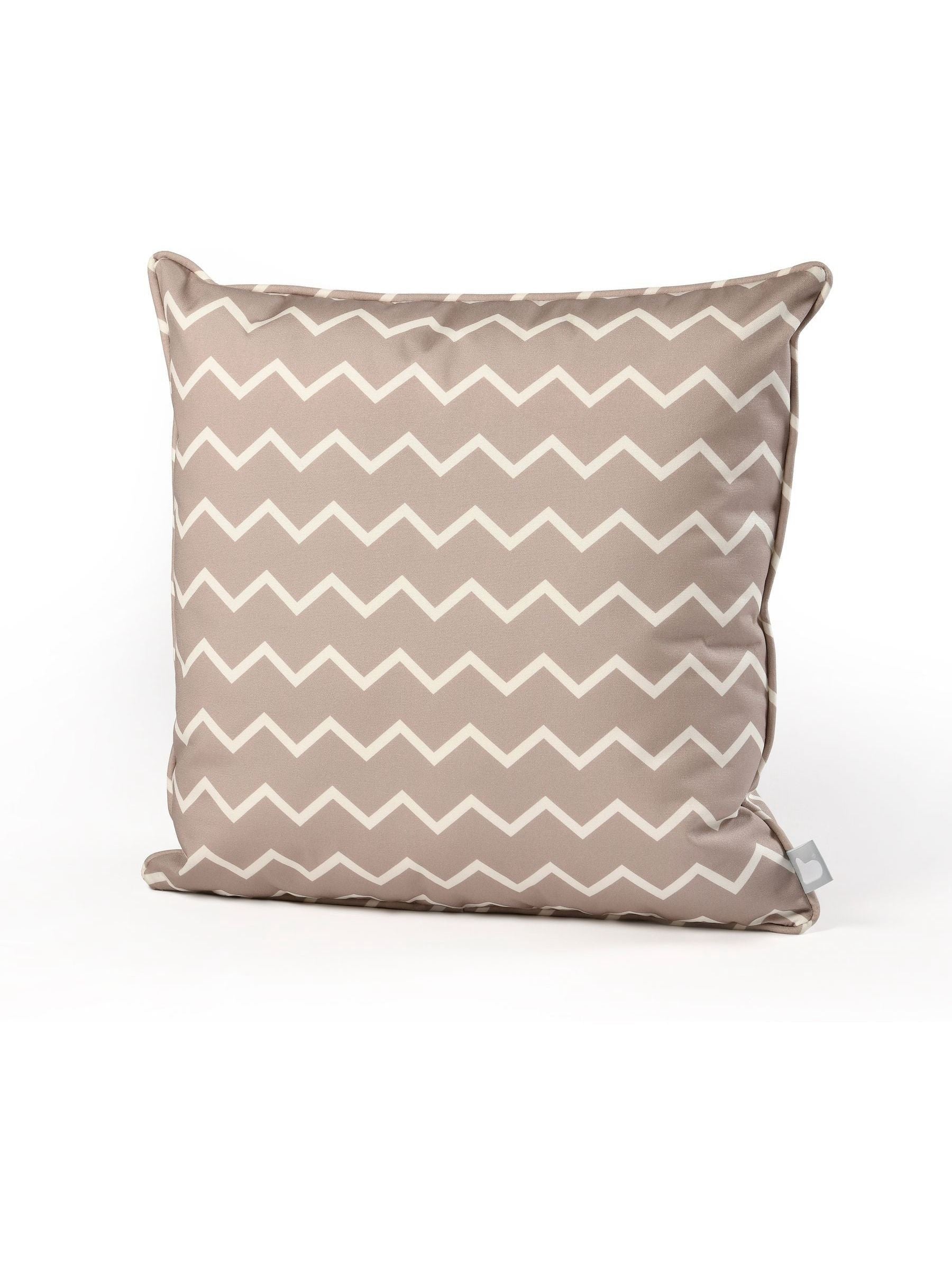 Extreme Lounging silver grey outdoor zigzag cushions 2 pack, imported from the UK