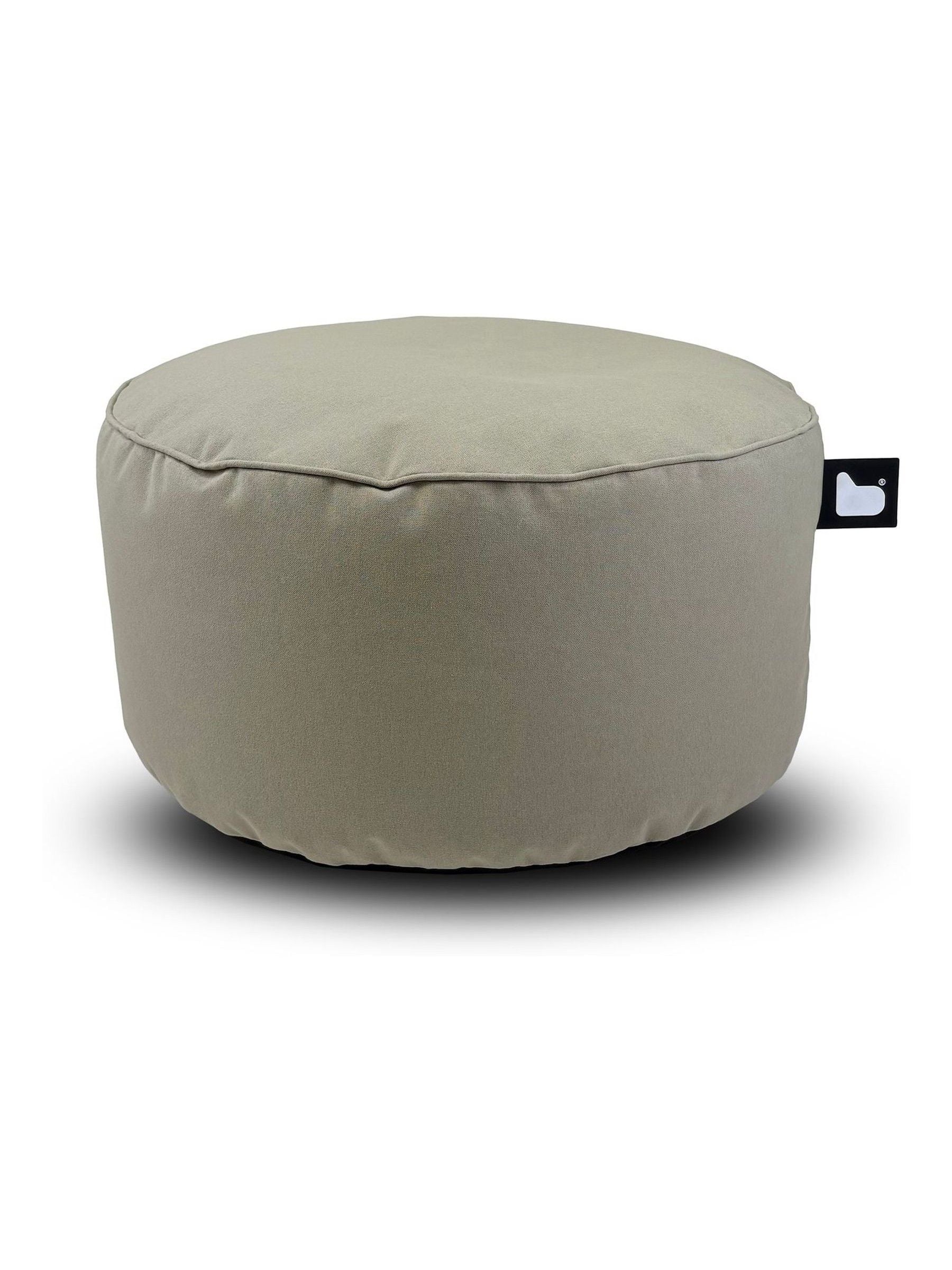 Extreme Lounging pistache green outdoor pouffe 40cm (British brand)