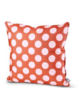 Extreme Lounging orange polka cushions, UK version