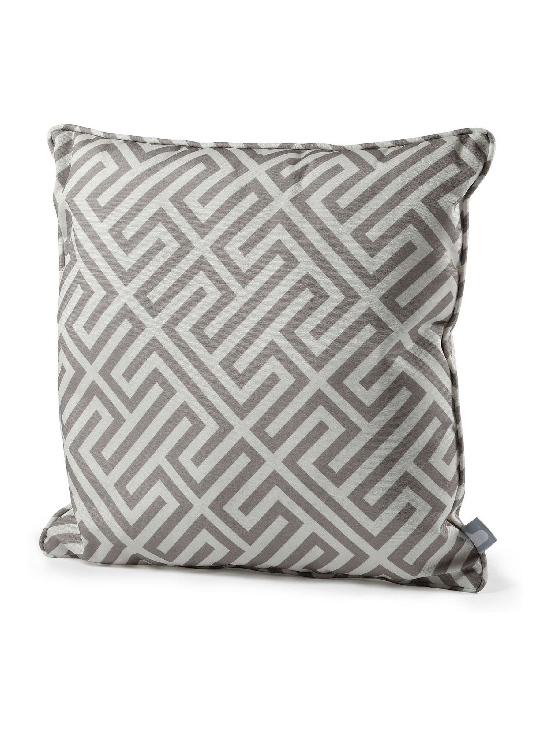 Extreme Lounging silver grey outdoor cushions 2 pack 50x50 - British product