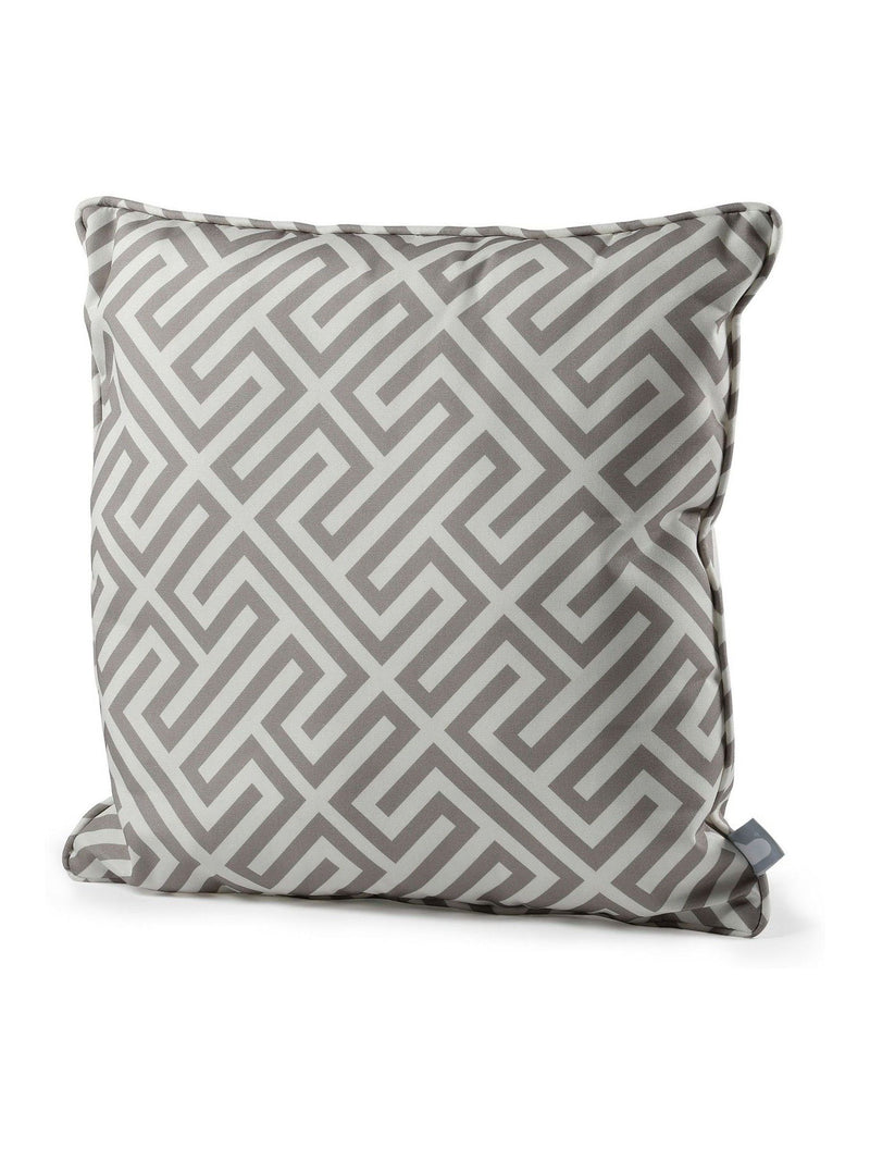 Extreme Lounging silver grey outdoor cushions 2 pack 50x50 - British product