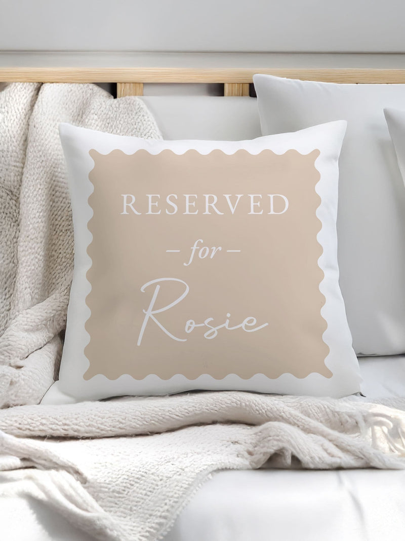 PMC personalised reserved for cushion 40x40cm (British brand)