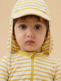 MORI baby swim hat Lemon Stripe neck protection (British brand)