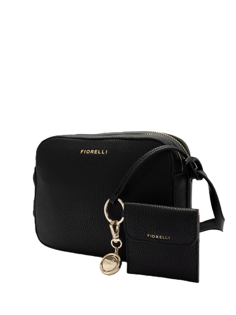 Fiorelli Naomi camera bag in black faux leather (British brand)
