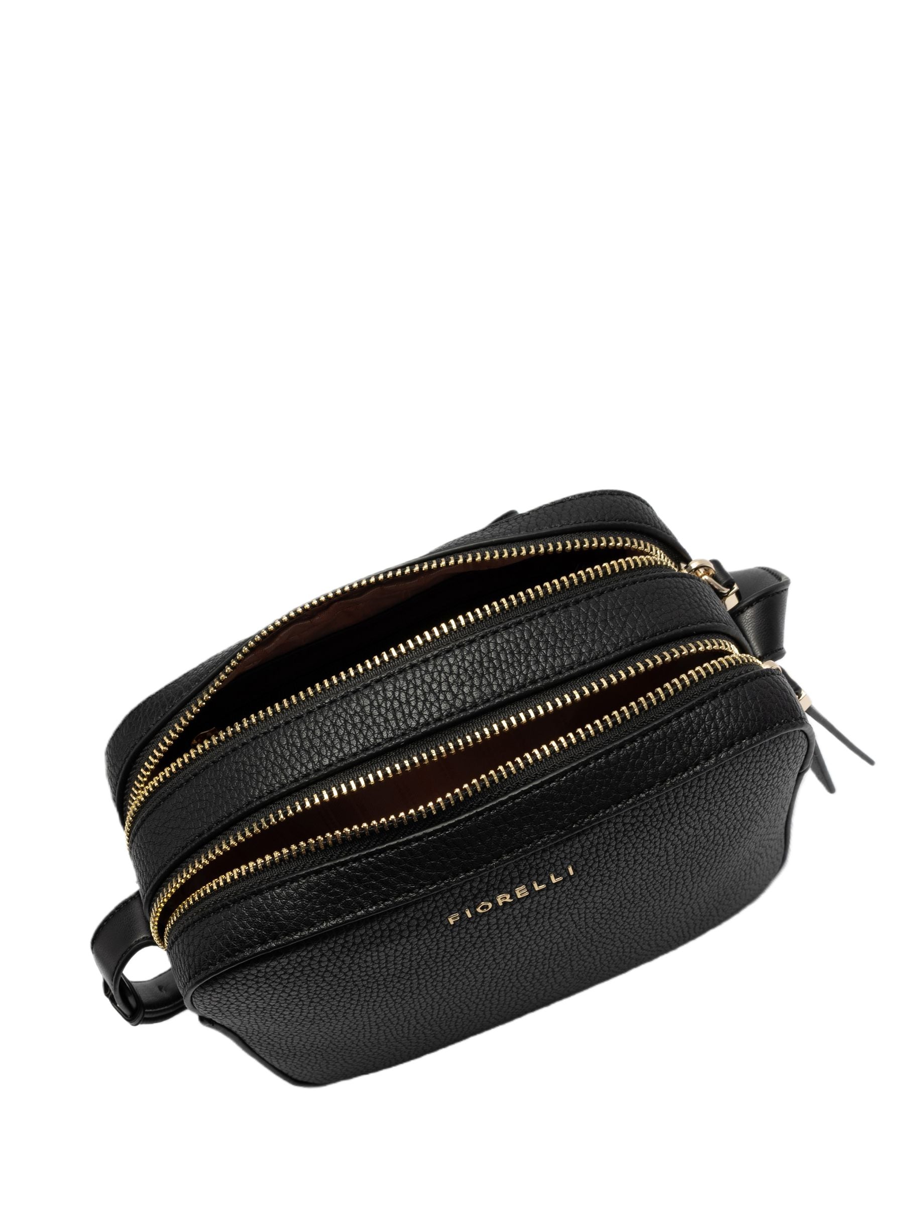 Fiorelli Naomi camera bag in black faux leather (British brand)