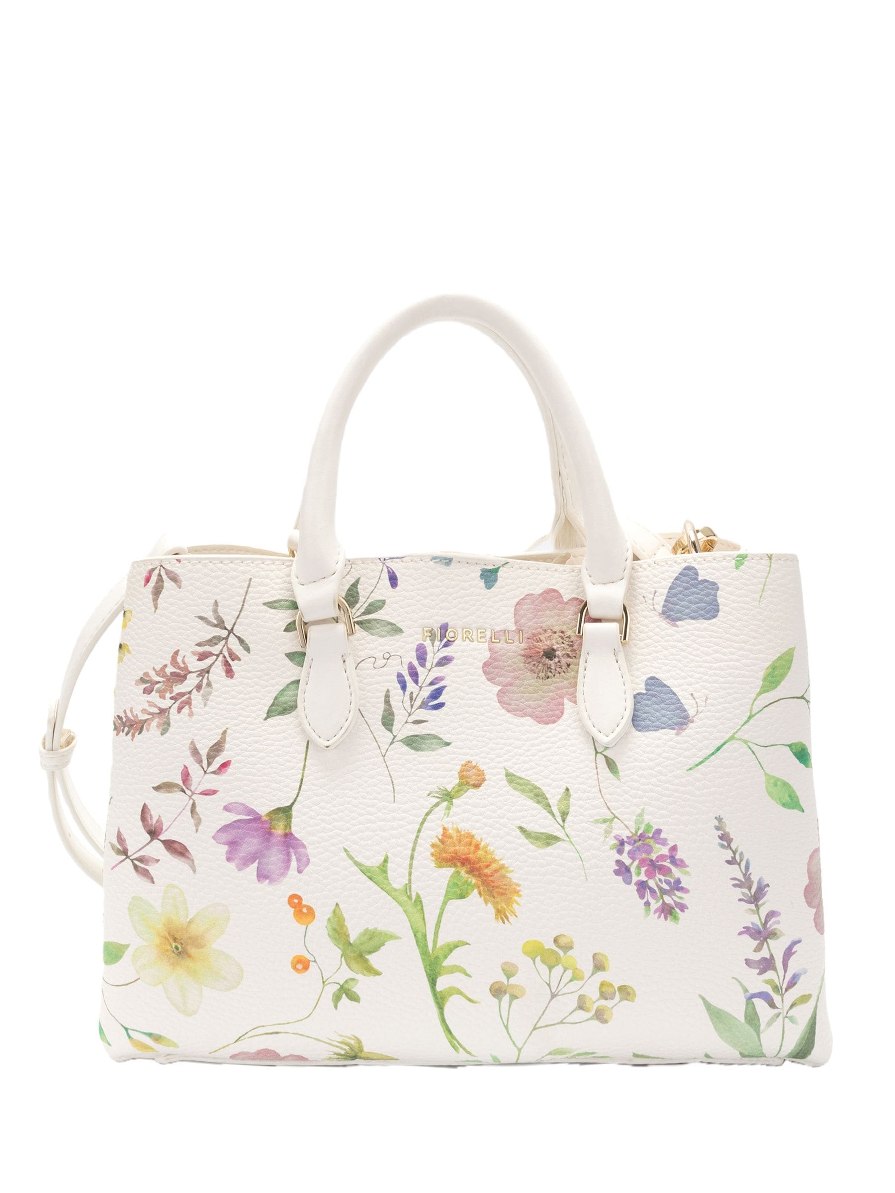 Fiorelli white Emery mini satchel handbag, UK version