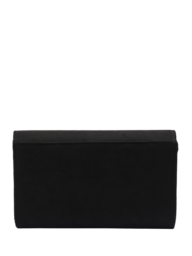 Lotus black clutch bag with chain (British brand)