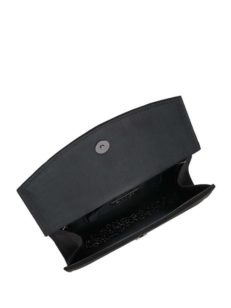 Lotus black clutch bag with chain (British brand)