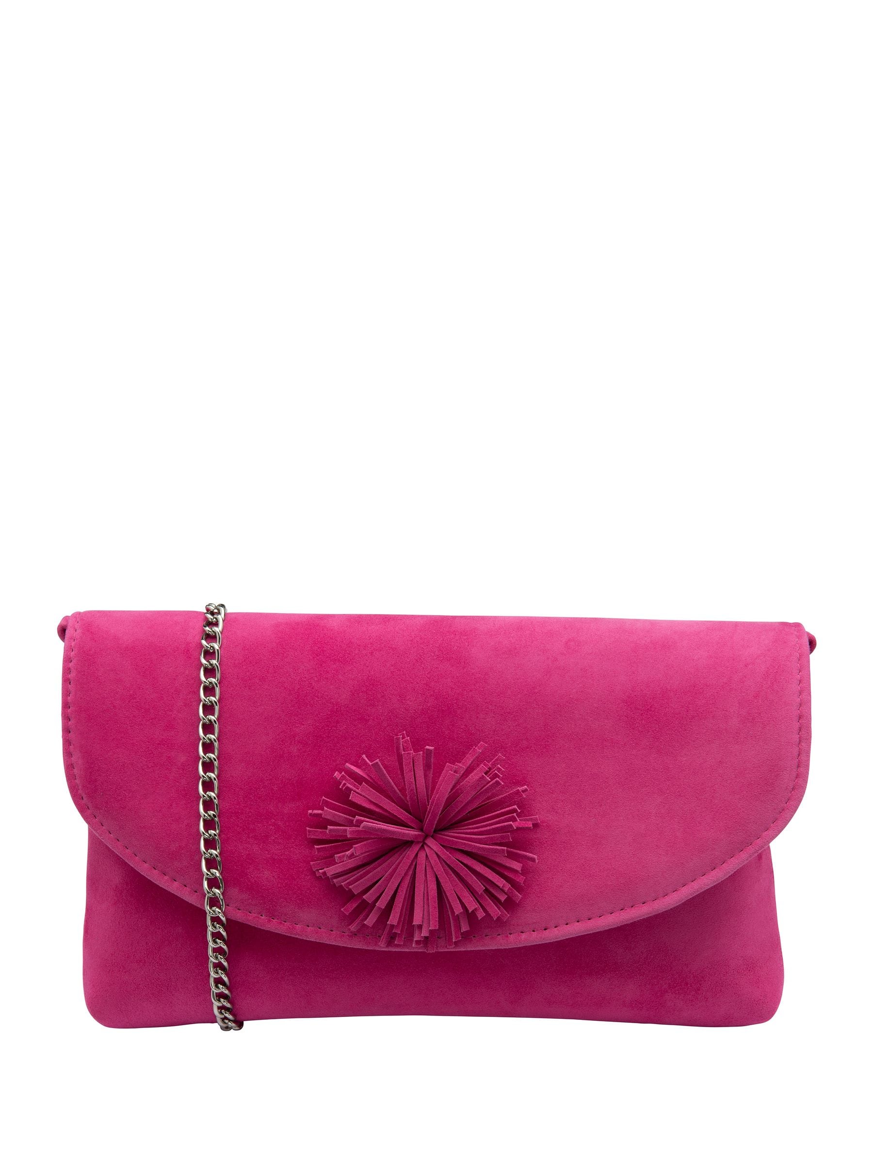 Lotus Green Clutch Bag with Chain