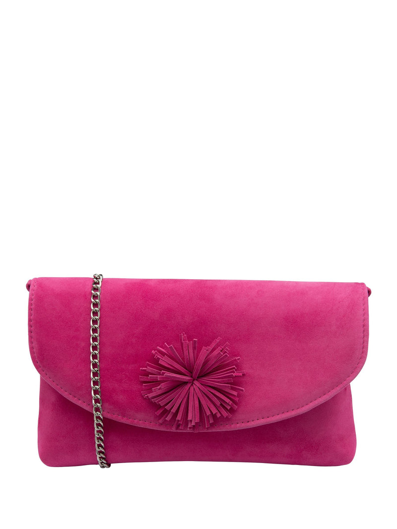 Lotus Green Clutch Bag with Chain