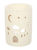 Something Different white cut-out mosque multi-purpose burner ONE, UK version
