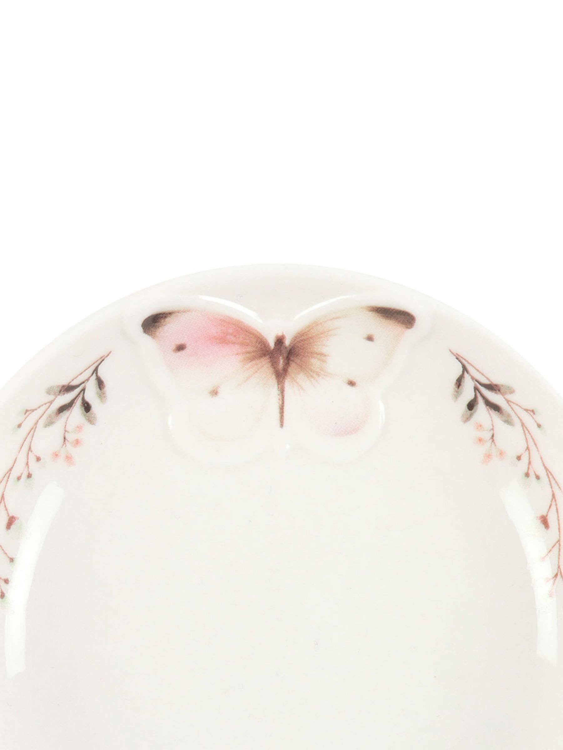 Something Different butterfly white trinket dish, imported from the UK