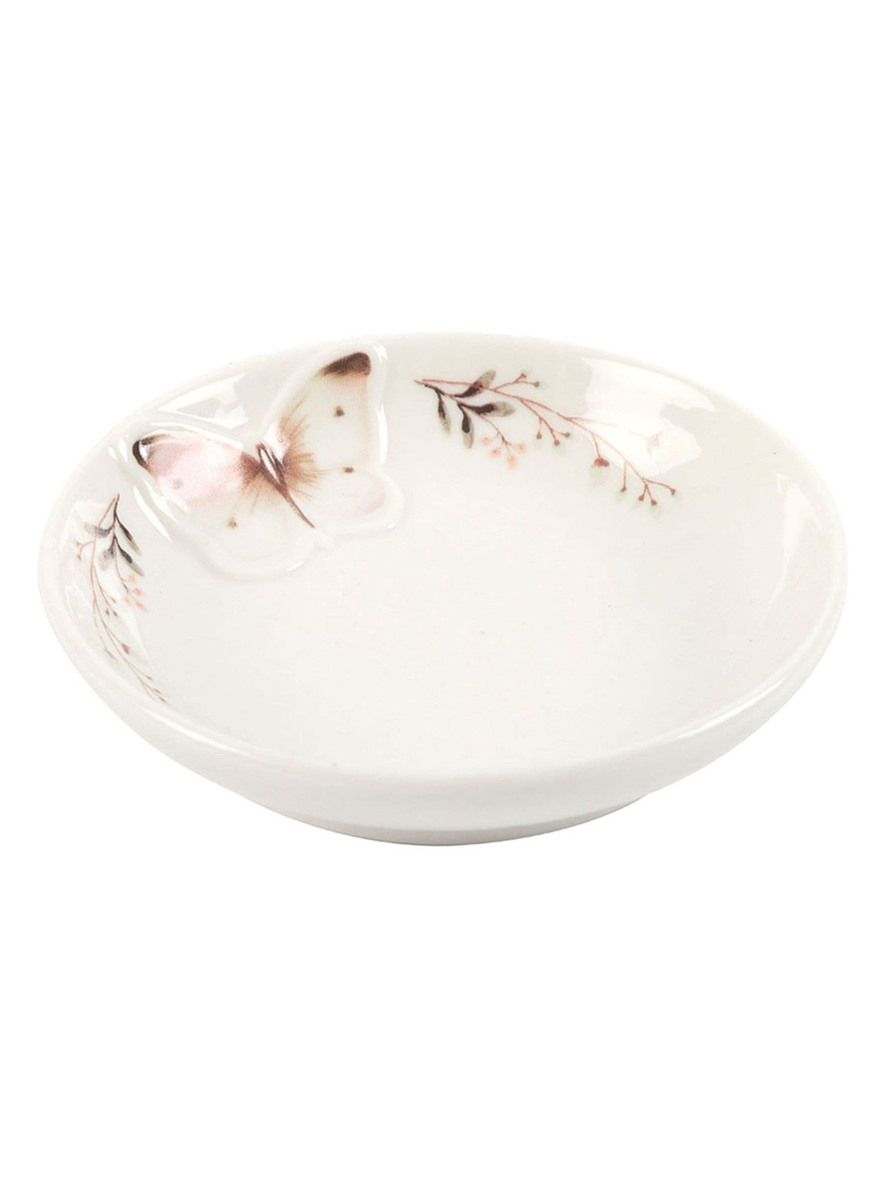 Something Different butterfly white trinket dish, imported from the UK