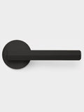 Pushka Home black hexagonal lever door handles, imported from the UK