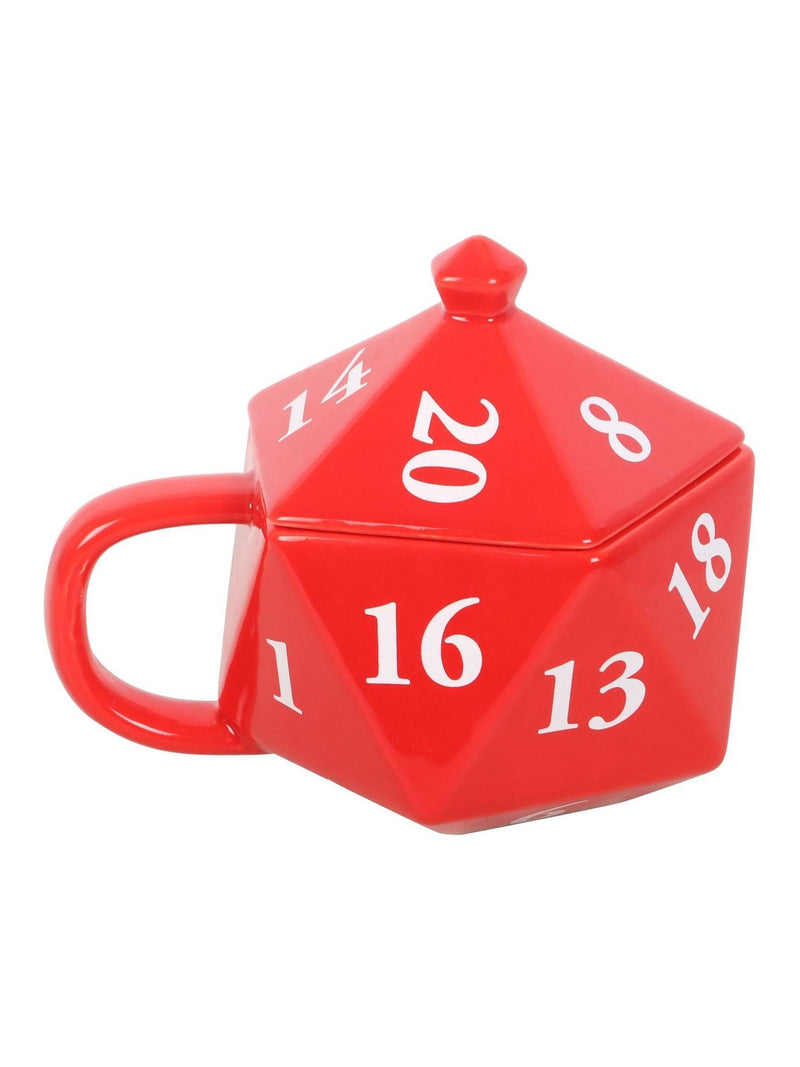 Something Different red D20 gaming mug 500ml, UK version