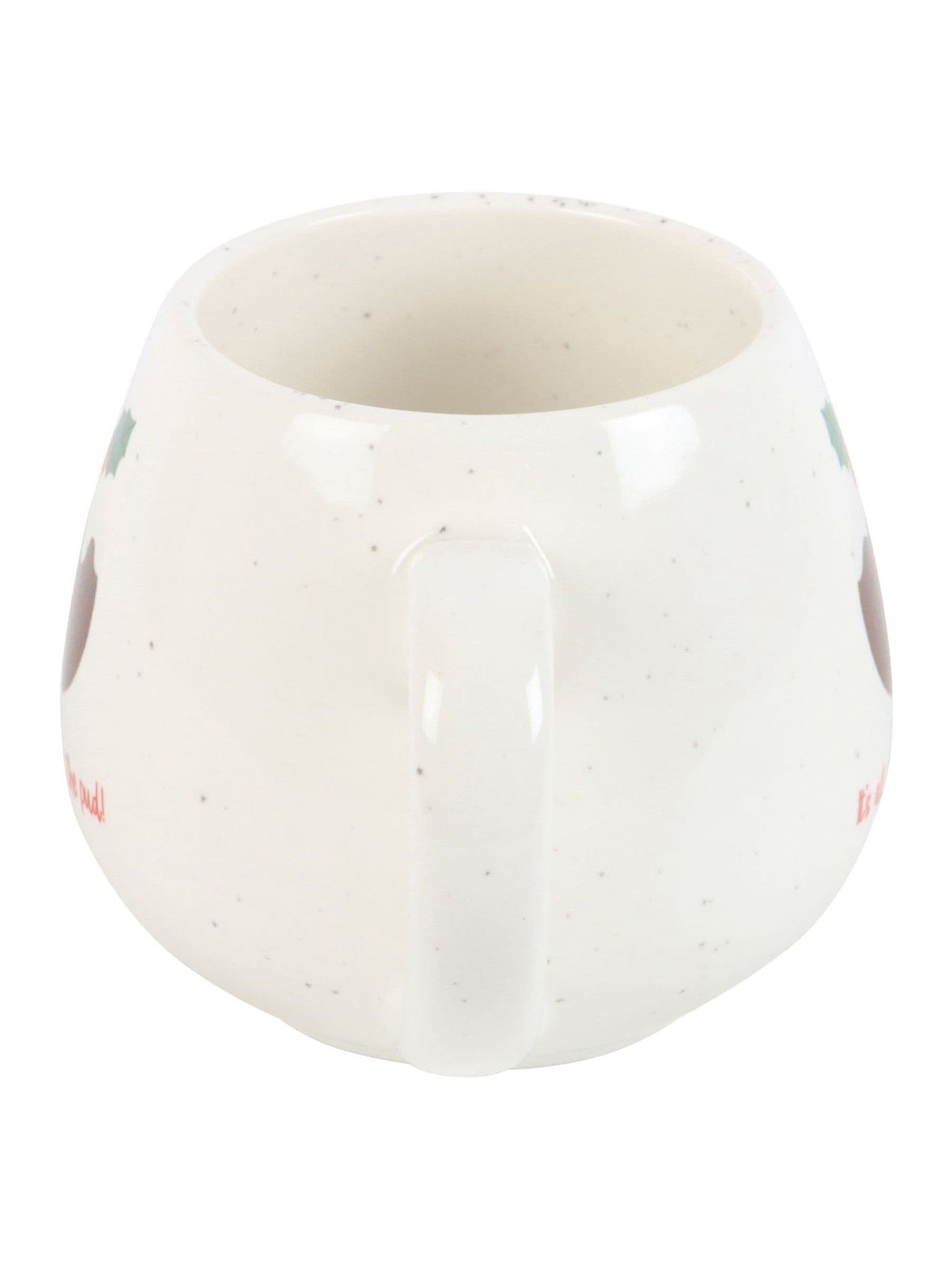 Something Different white Christmas pudding mug 500ml, imported from the UK