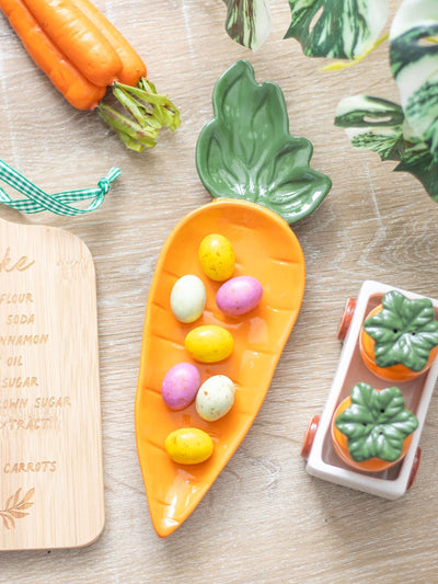Next Something Different Orange Carrot Shaped Serving Dish 2cm Height- Buy online at McGrocer