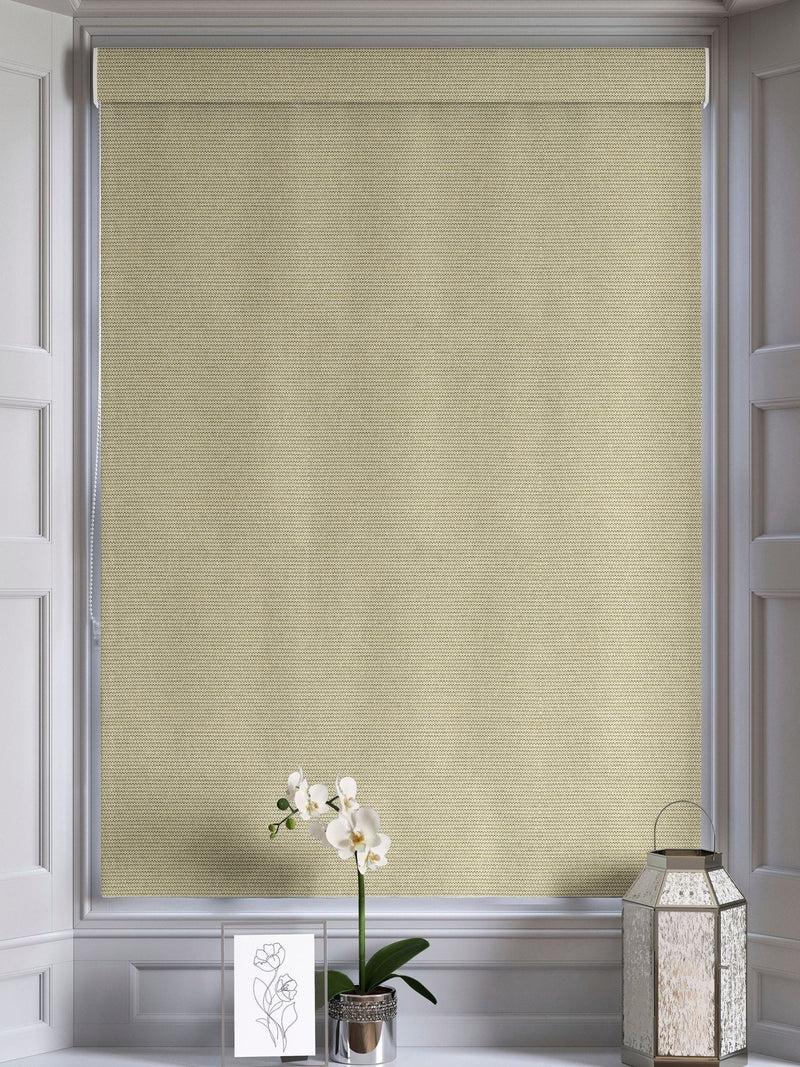 Moss Green Tabby made to measure roman blinds (British brand)