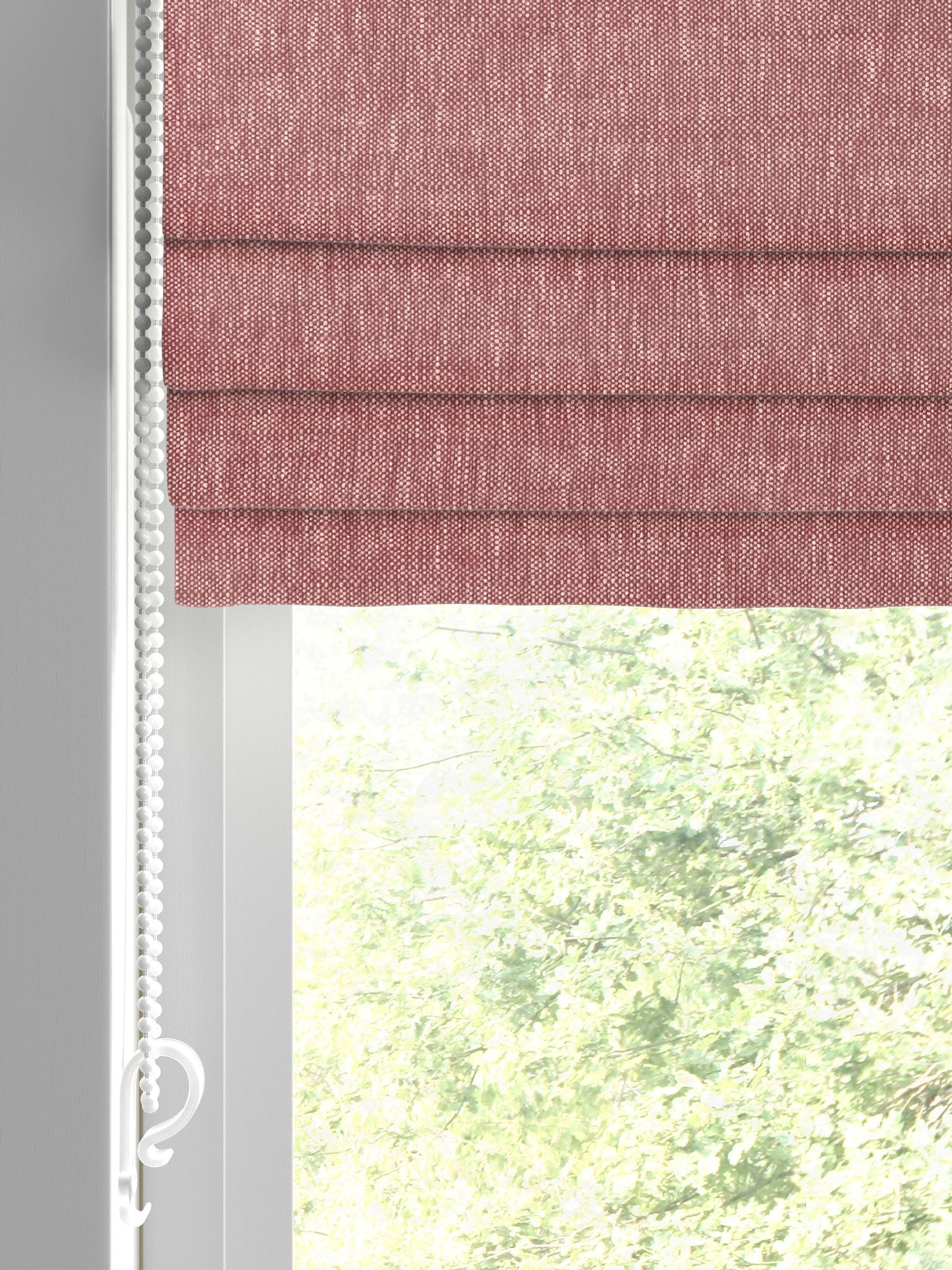 Berry Abeille roman blind red plain design - British product