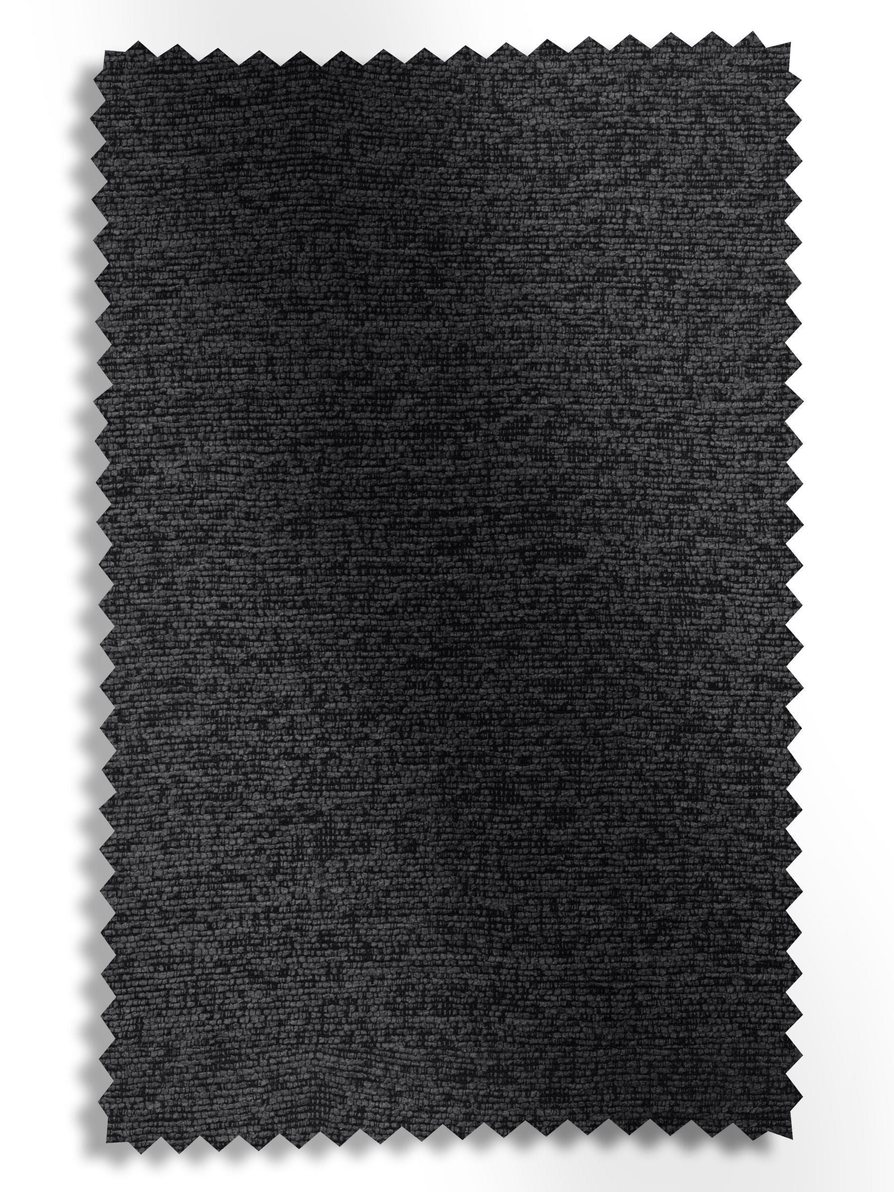 Charcoal grey boucle roman blinds made to measure - British product