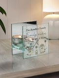 PMC personalised Highland cow mirrored tealight holder, UK version