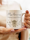 PMC personalised Highland Cow ceramic mug (British brand)