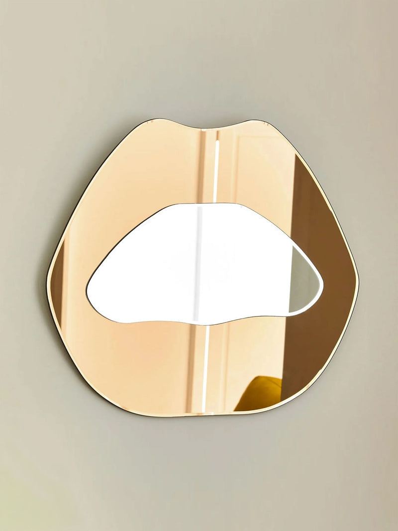 Cult Furniture Gold Naomi wall mirror 60cm (British brand)