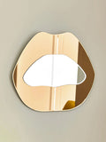 Cult Furniture Gold Naomi wall mirror 60cm (British brand)