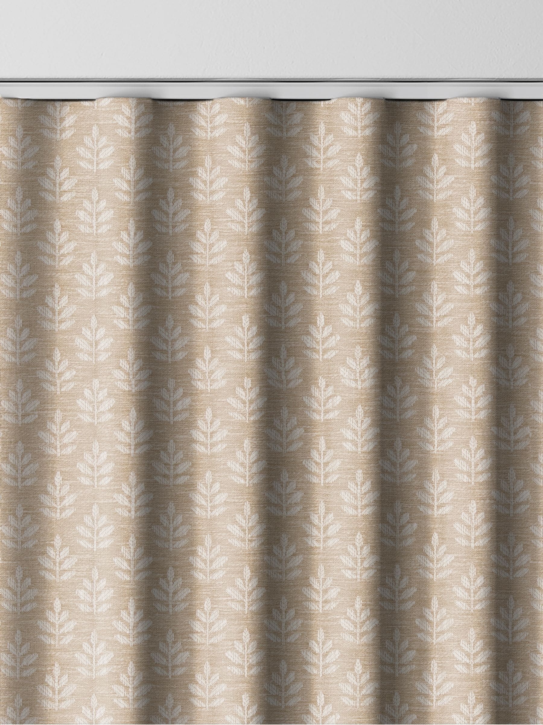 Natural Keeffe made to measure curtains floral jacquard, UK version