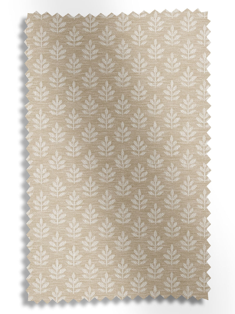 Natural Keeffe made to measure curtains floral jacquard, UK version