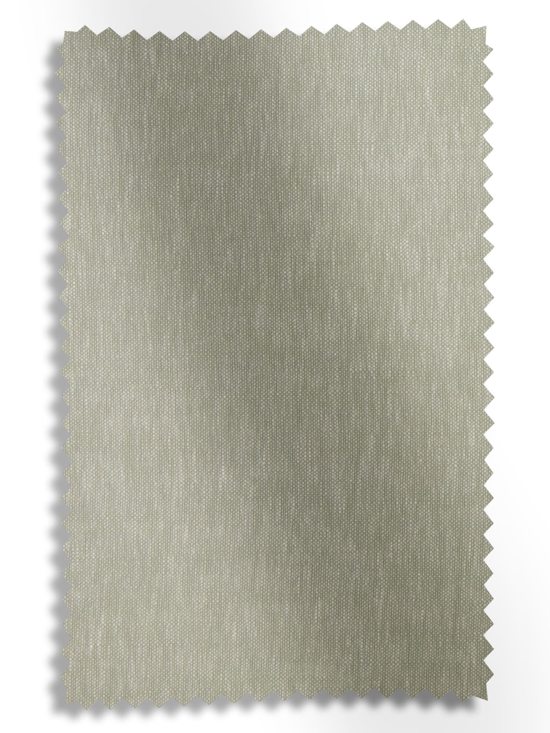 Eucalyptus Abeille curtain green plain design - British product