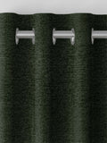 Green boucle made to measure curtains (British brand)