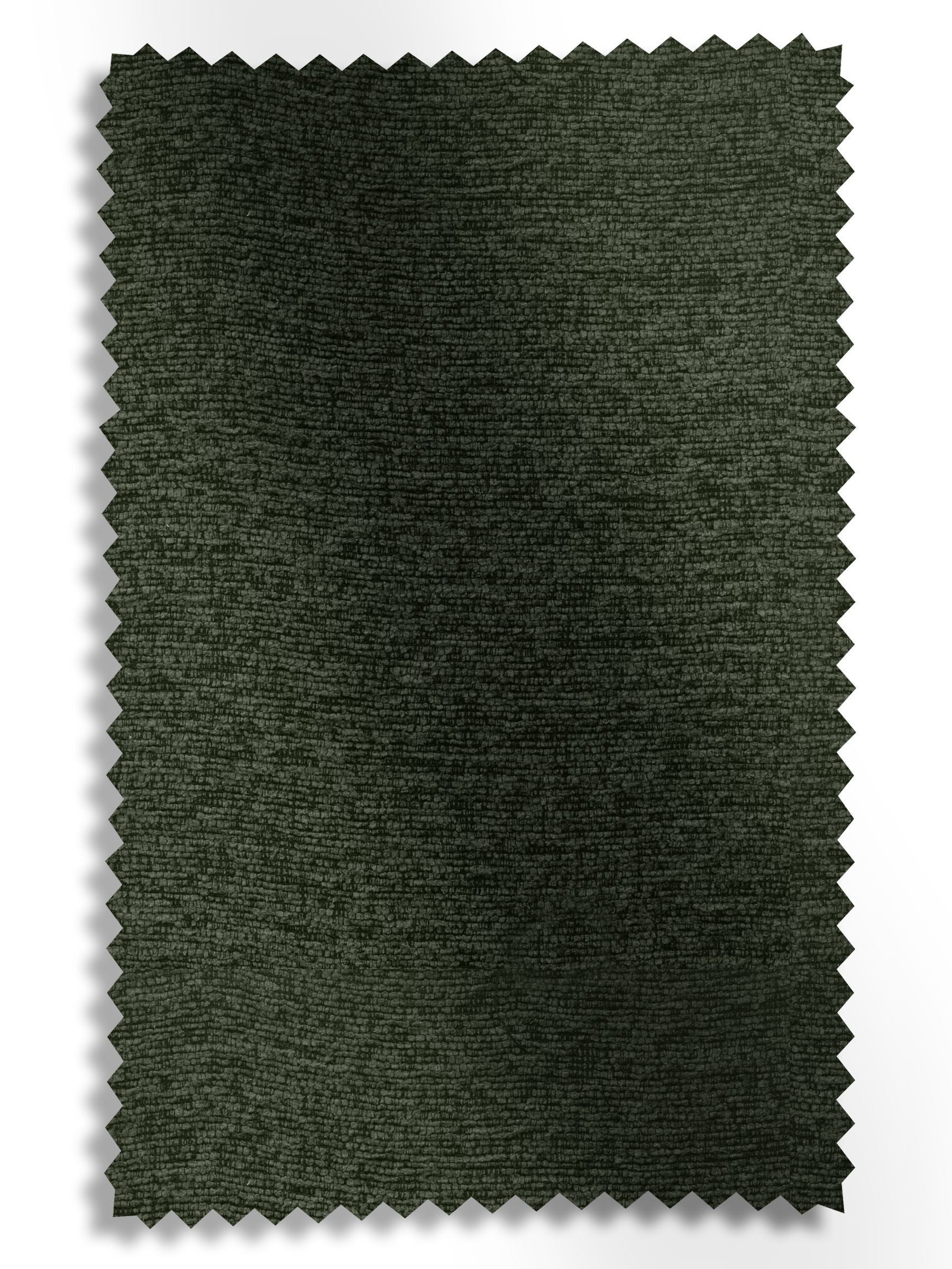 Green boucle made to measure curtains (British brand)