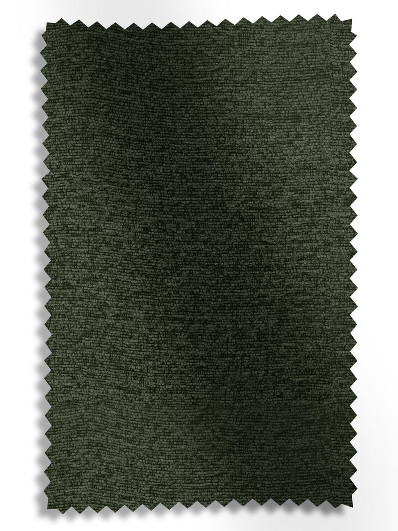 Green boucle made to measure curtains (British brand)