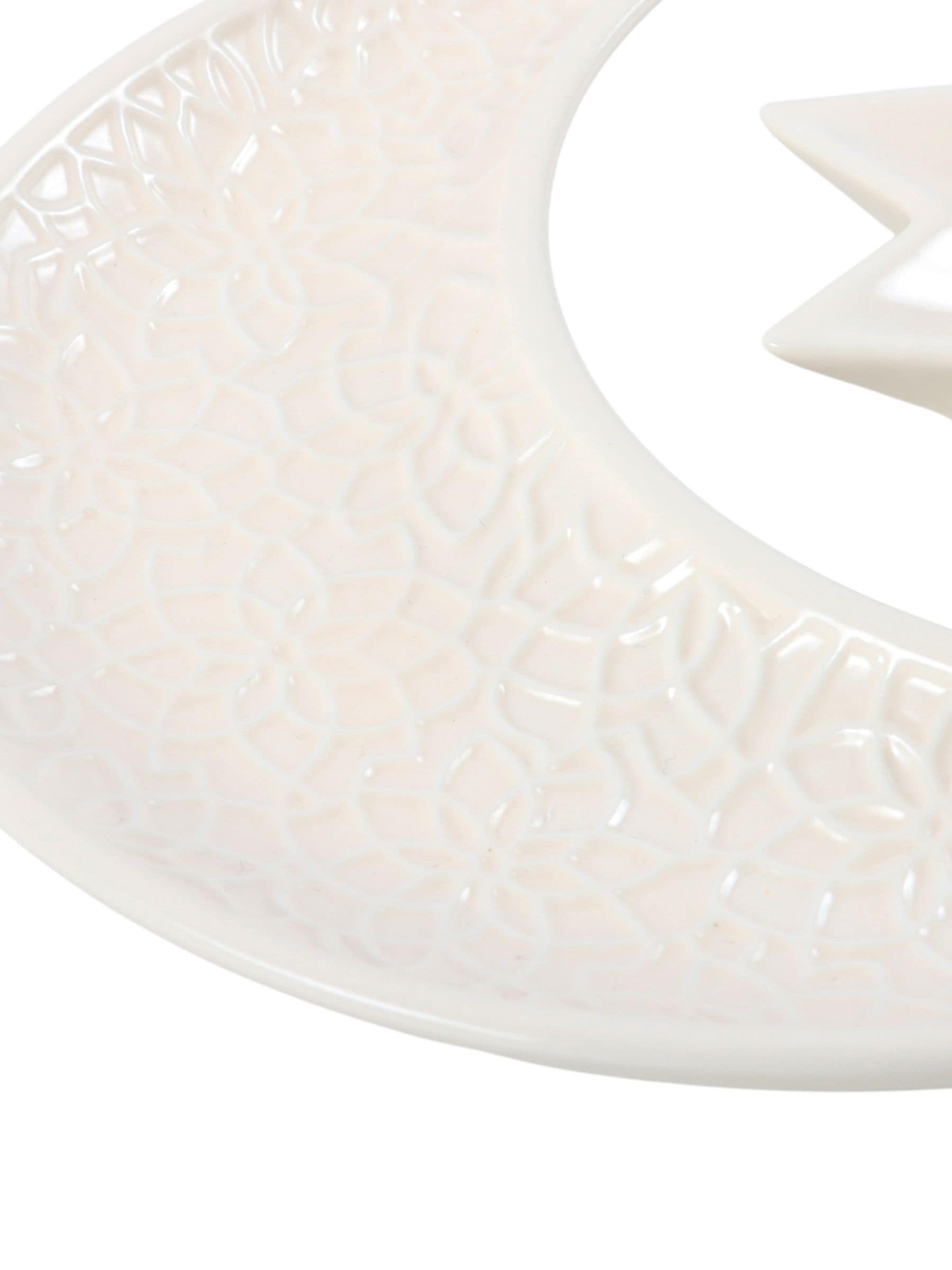 Something Different ceramic crescent moon and star trinket dish set, imported from the UK