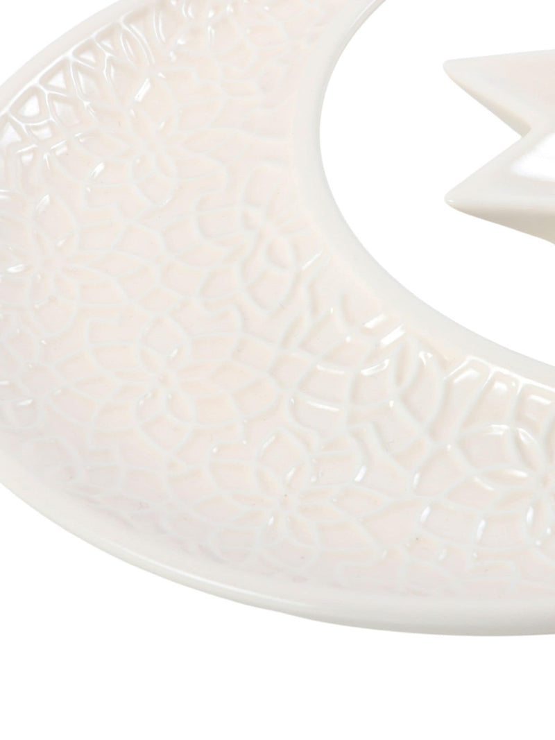Something Different ceramic crescent moon and star trinket dish set, imported from the UK