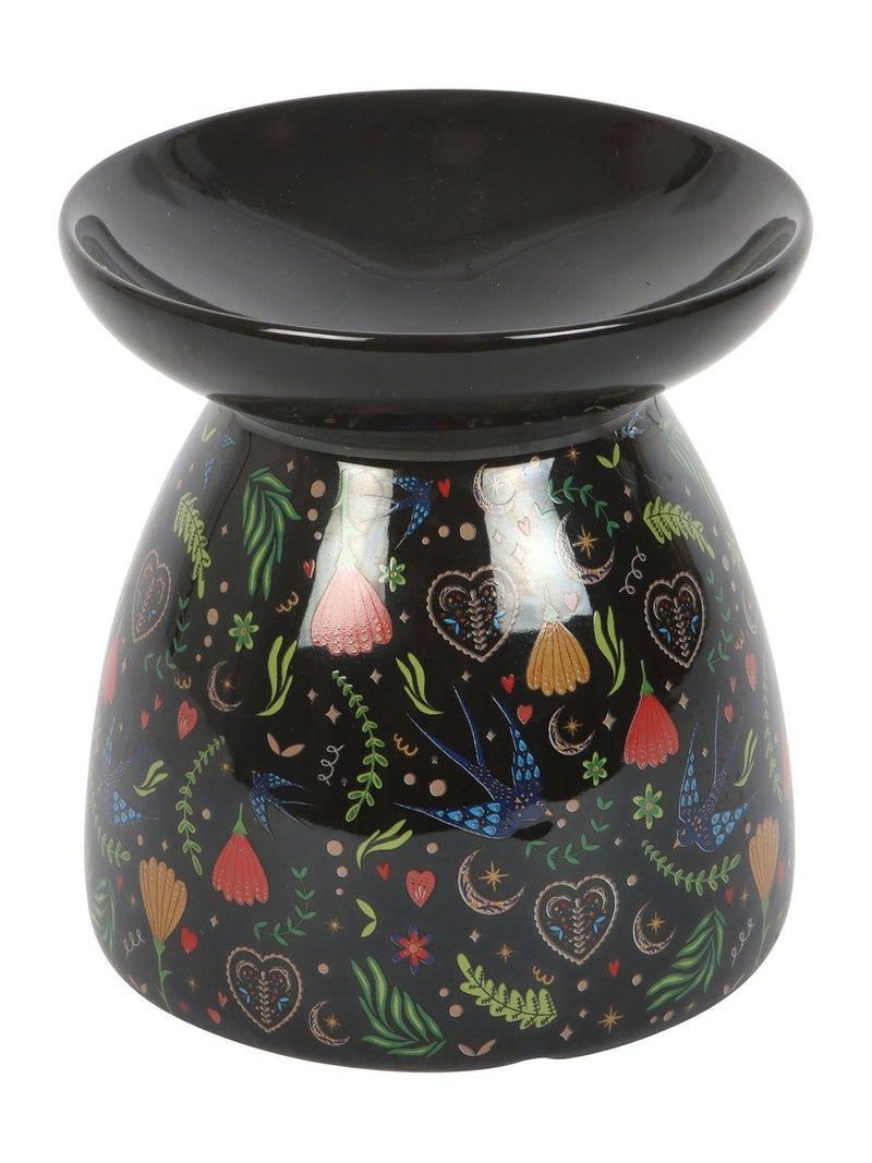 Something Different Midnight Bloom oil burner ceramic - British product