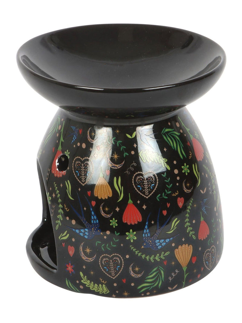 Something Different Midnight Bloom oil burner ceramic - British product